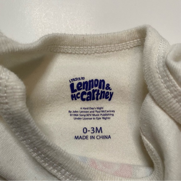 Lennon & McCartney A Hard Day’s Night Onesie - Picture 3 of 4